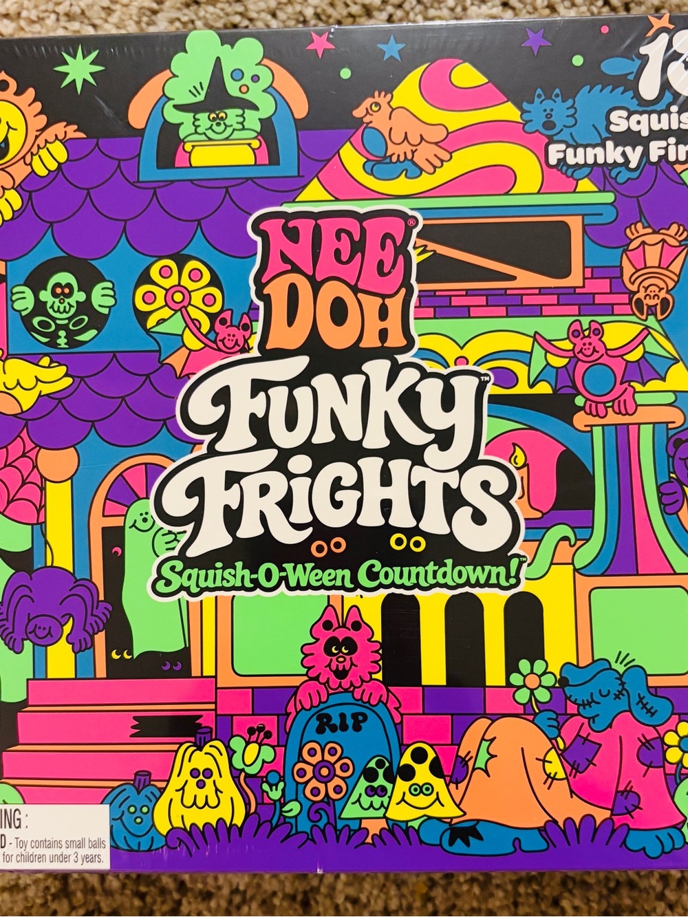 Nee Doh Funky Frights Squish-O-Ween Countdown - Multicolor